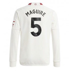 Manchester United Harry Maguire #5 Alternativní Dres 2023-24 Dlouhý Rukáv